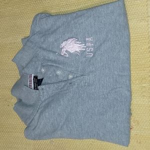 Gray U.S. POLO ASSN. Shirt